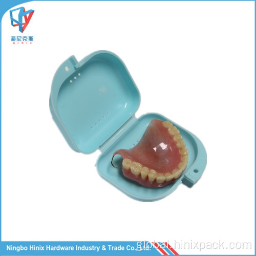 Dental Retainer Braces Box Plastic Dental Mouth Guard Storage Retainer Braces Box Factory